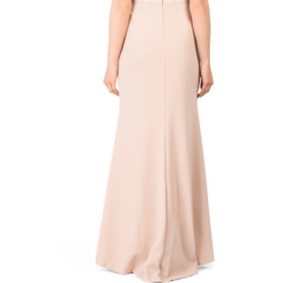 NWT VINCE CAMUTO SLEEVELESS GOWN SEQUINS TOP BLUSH SIZE 6 - Picture 4 of 9